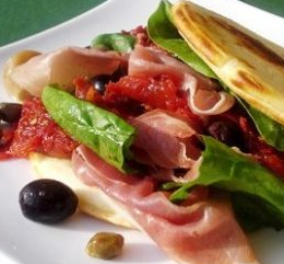 Parmarolletjes met mozzarella